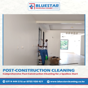 Bluestar Professional Cleaners Post construction cleaning 1