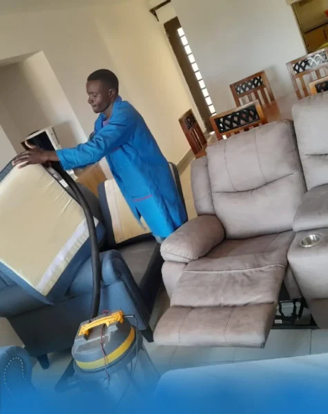 Sofa Cleaning in Nairobi, Kenya by Bluestar Professional Cleaners Ltd