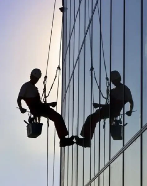 High-rise window cleaning in Nairobi by Bluestar Professio