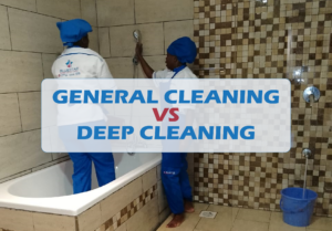 Difference between deep cleaning and general cleaning