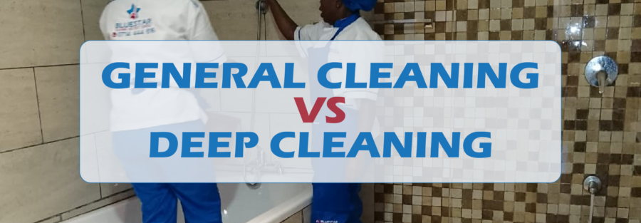 Difference between deep cleaning and general cleaning