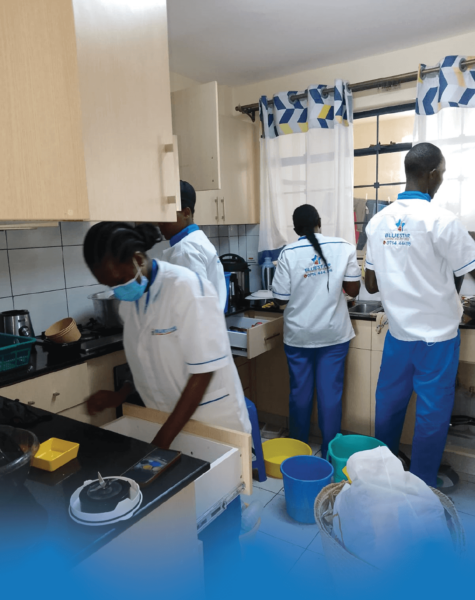 Occupied House Cleaning 3 house deep cleaning in Nairobi by Bluestar Professional Cleaners Ltd team in Kitisuru